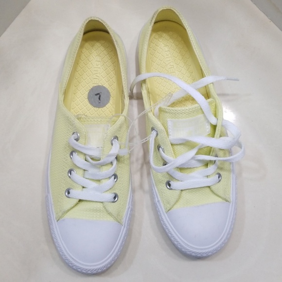 pale yellow shoes